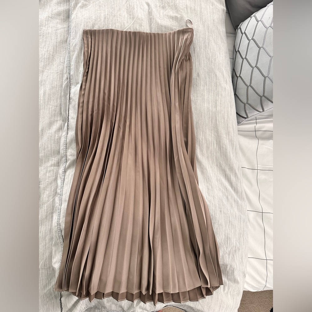 J. Crew Pleated Slip Skirt